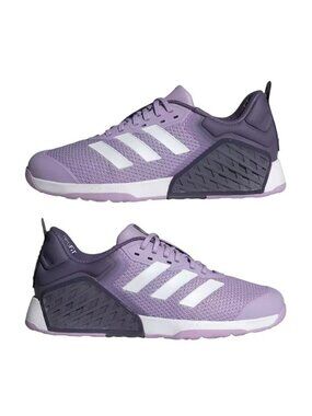 adidas Dropset 3 - Size 8 Womens Training Shoes Violet Plum White JR1752 NEW